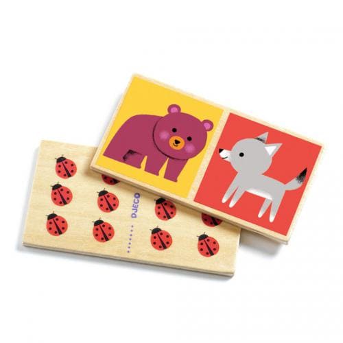 Domino Wood | Dominó de Madeira | Animais