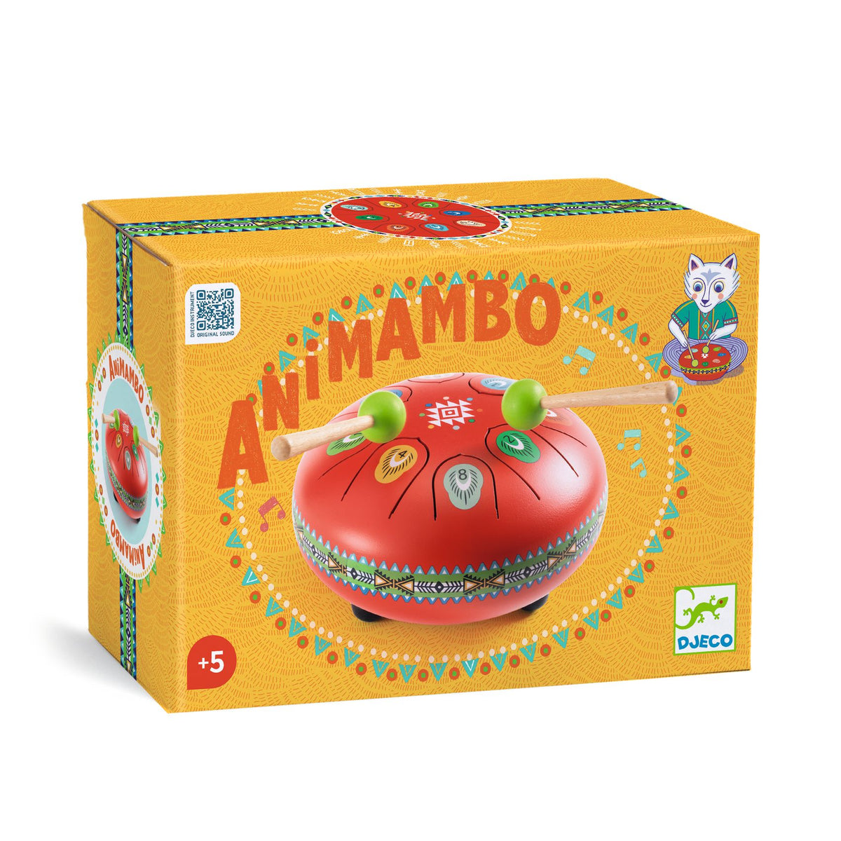 Tambor de Aço Vermelho | 8 Notas