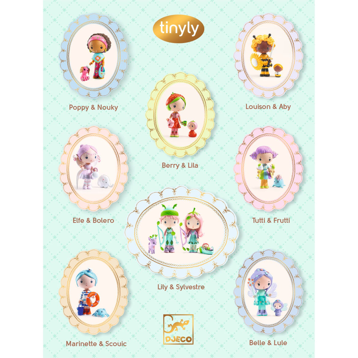 Prunelle & Bianca | Figurinhas Tinyly