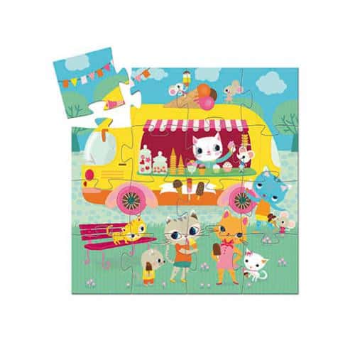 Puzzle | Carrinha dos Gelados | 16 Peças
