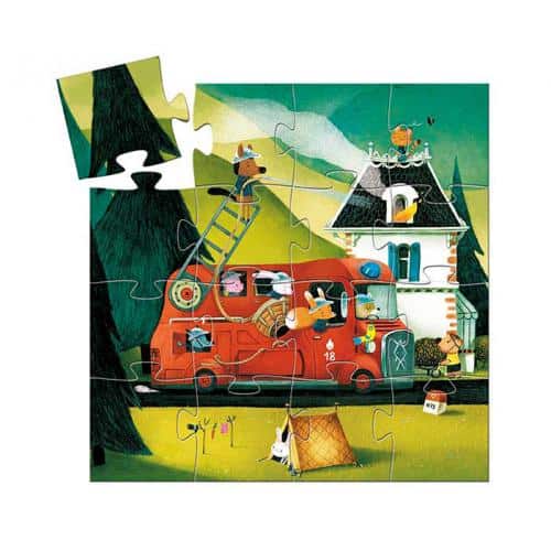 Puzzle 16 pecas Camiao Bombeiros
