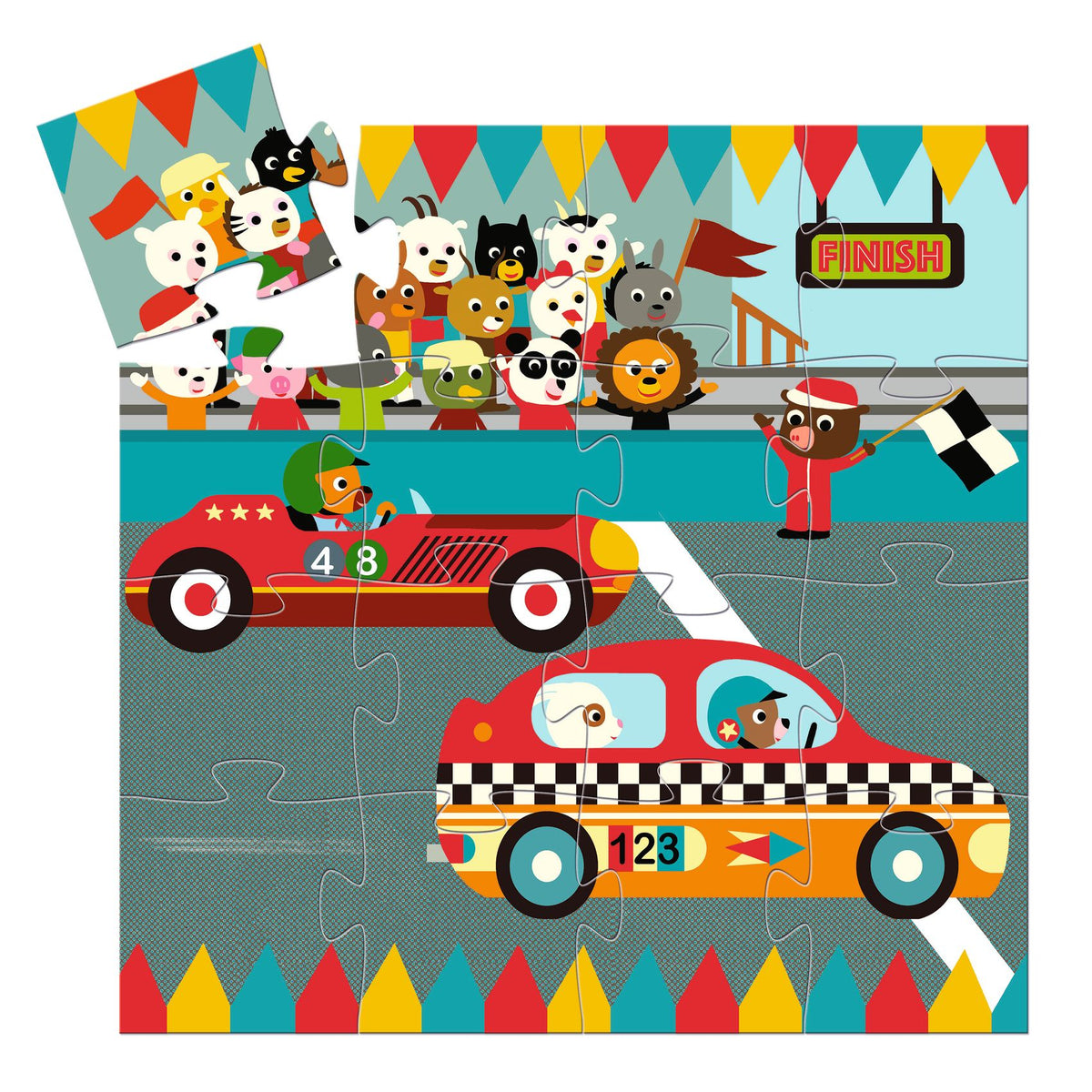 Puzzle Silhueta | Carro de Corrida
