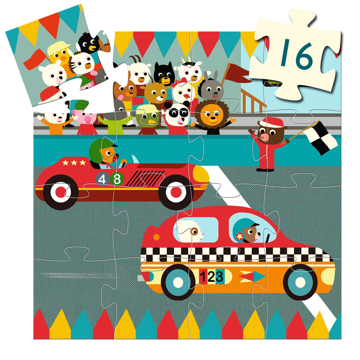 Puzzle Silhueta | Carro de Corrida