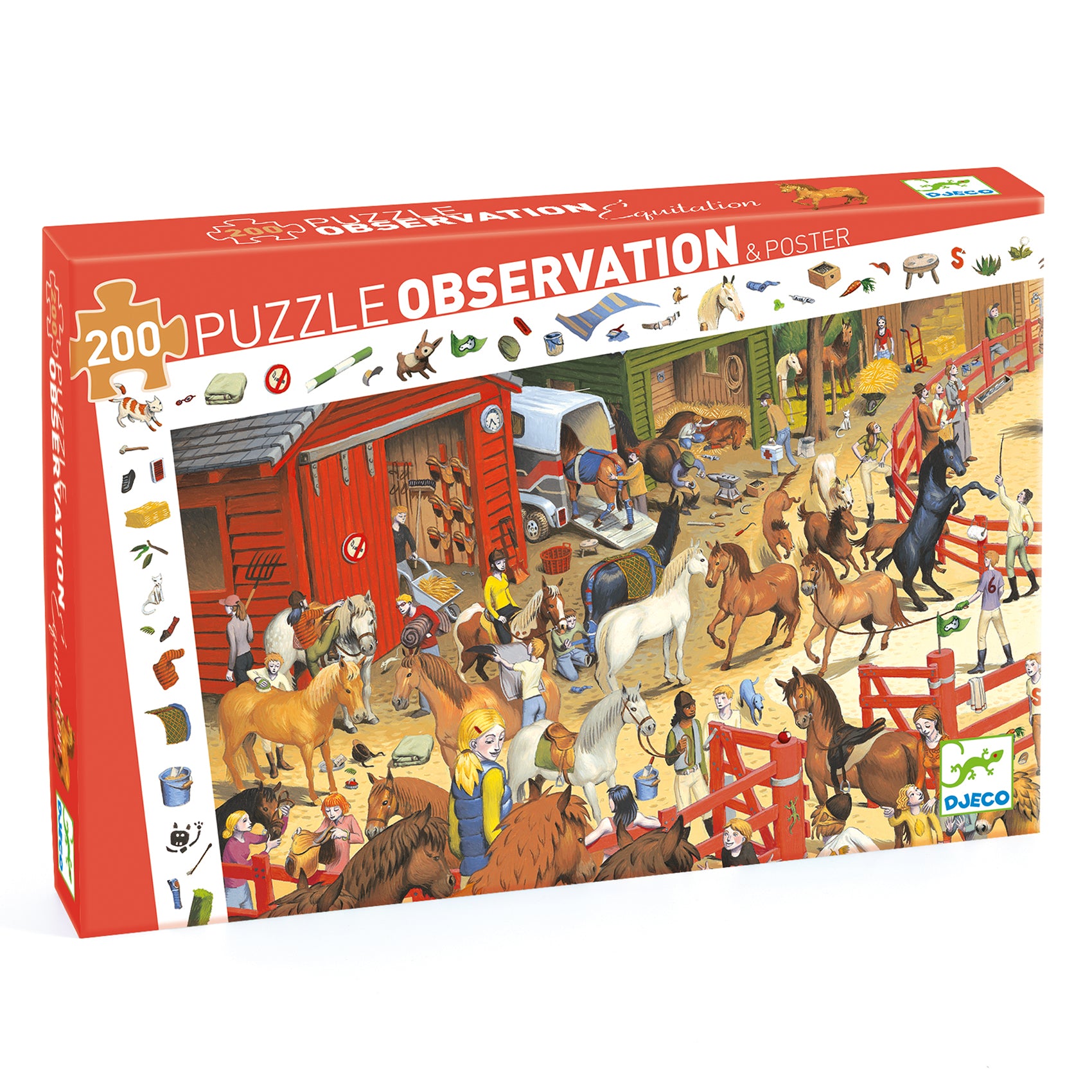 Puzzle de Observação | Equitação | 200 Peças