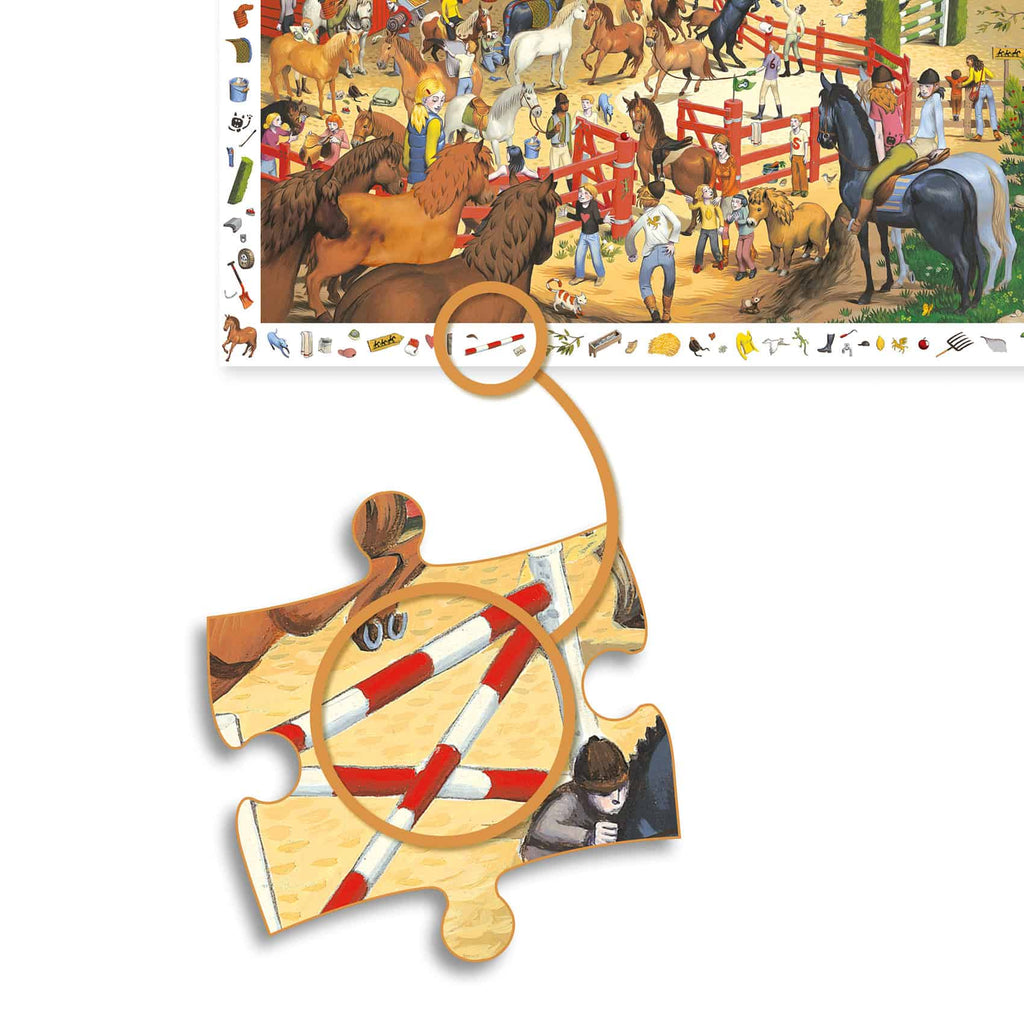 Puzzle de Observação | Equitação | 200 Peças