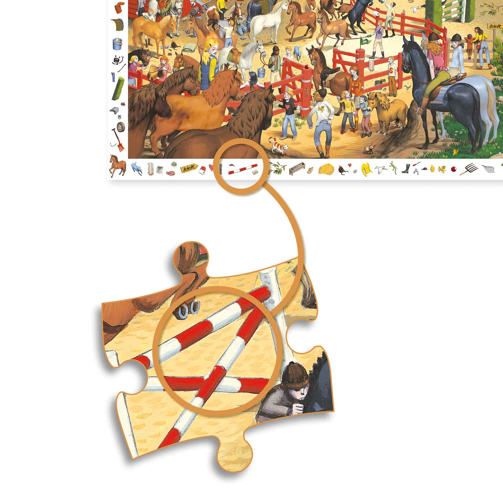 Puzzle de Observação | Equitação | 200 Peças