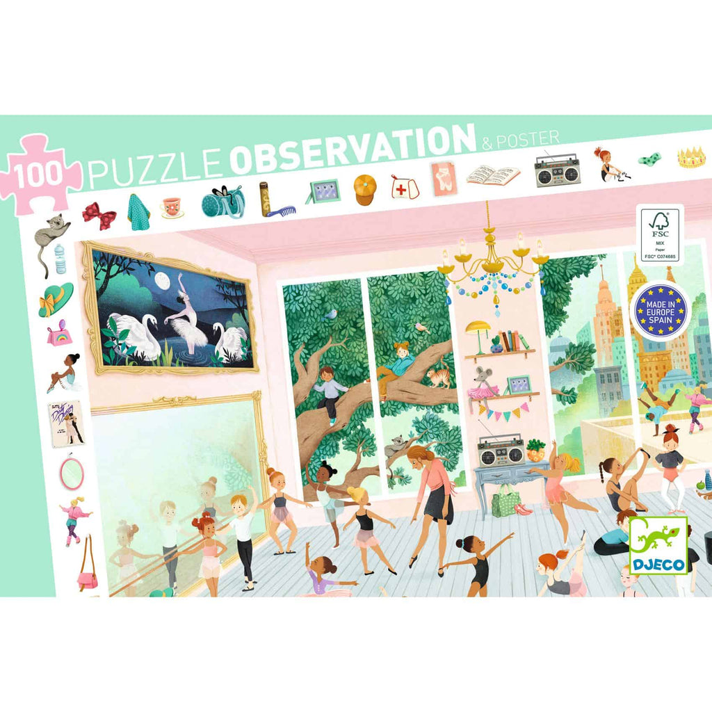 Puzzle de Observação | A Escola de Dança | 100 Peças