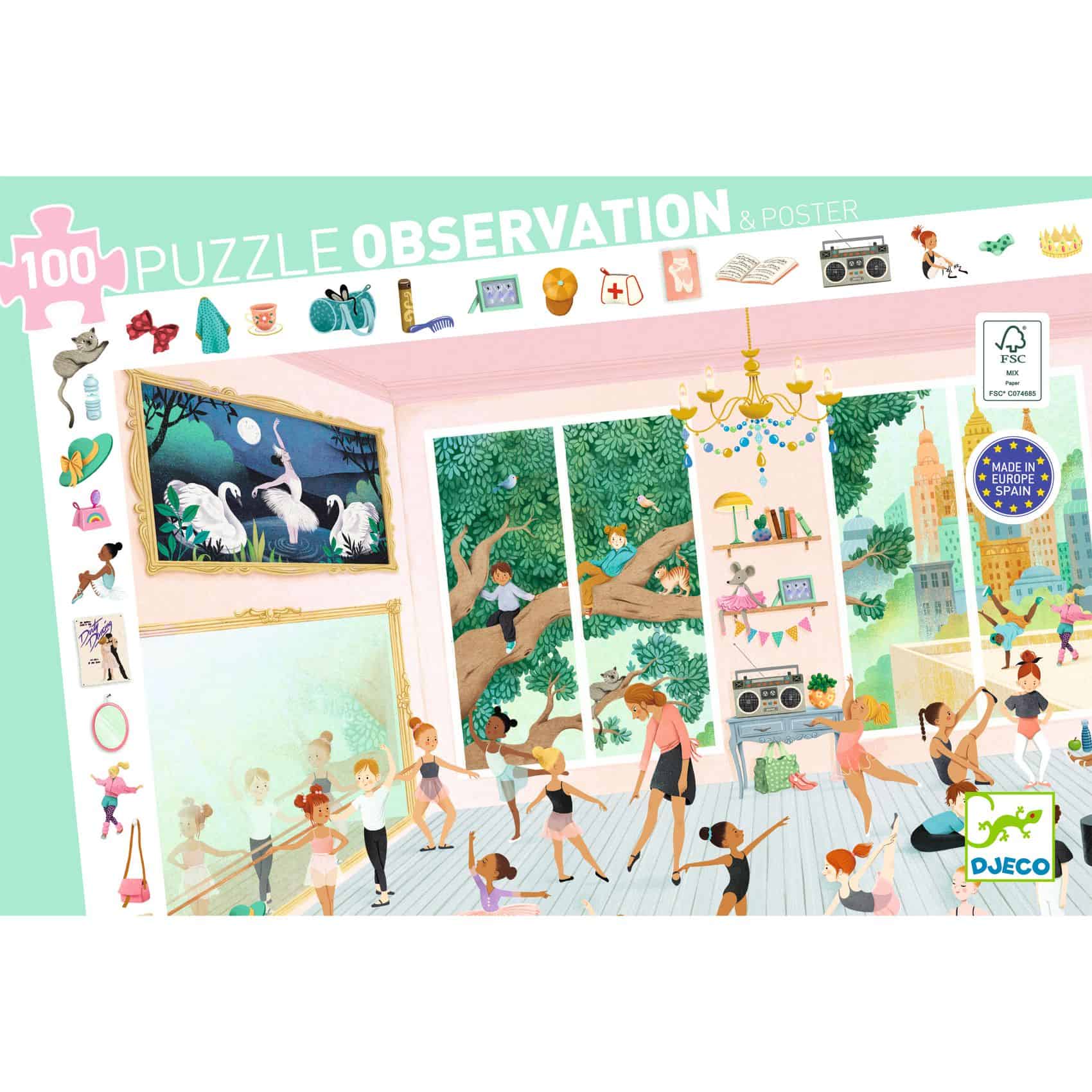 Puzzle de Observação | A Escola de Dança | 100 Peças