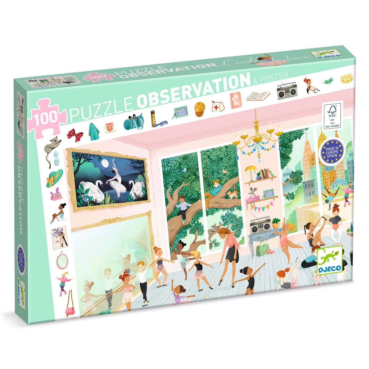 Puzzle de Observação | A Escola de Dança | 100 Peças