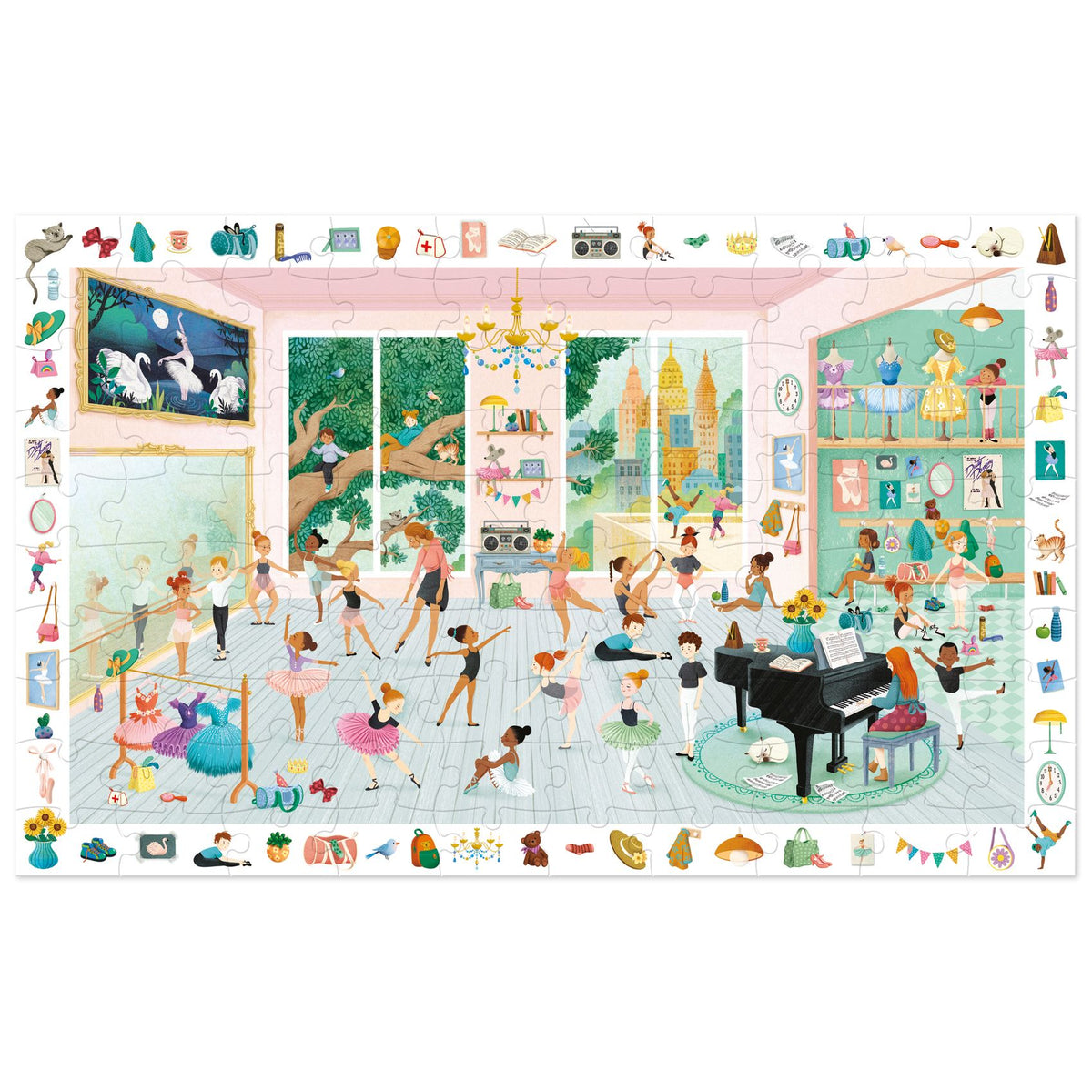 Puzzle de Observação | A Escola de Dança | 100 Peças