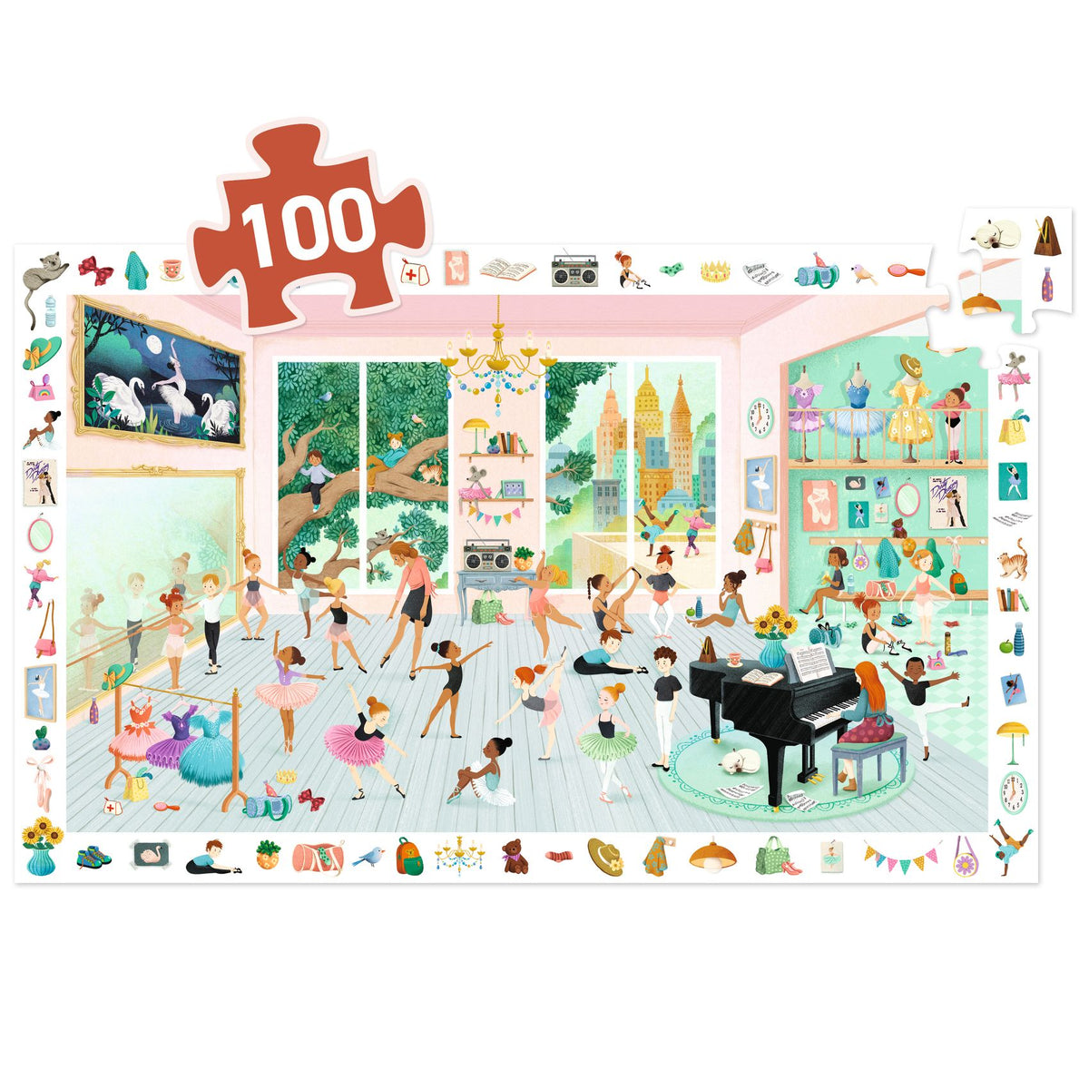 Puzzle de Observação | A Escola de Dança | 100 Peças