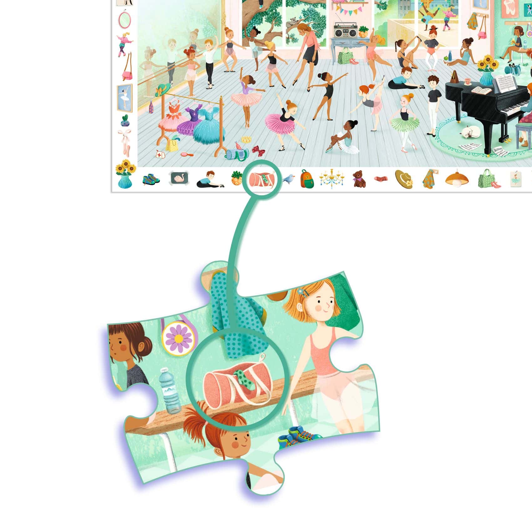 Puzzle de Observação | A Escola de Dança | 100 Peças