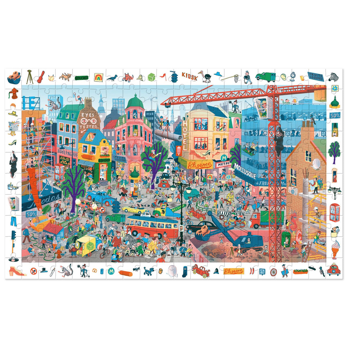 Puzzle de Observação | A Cidade | 200 Peças