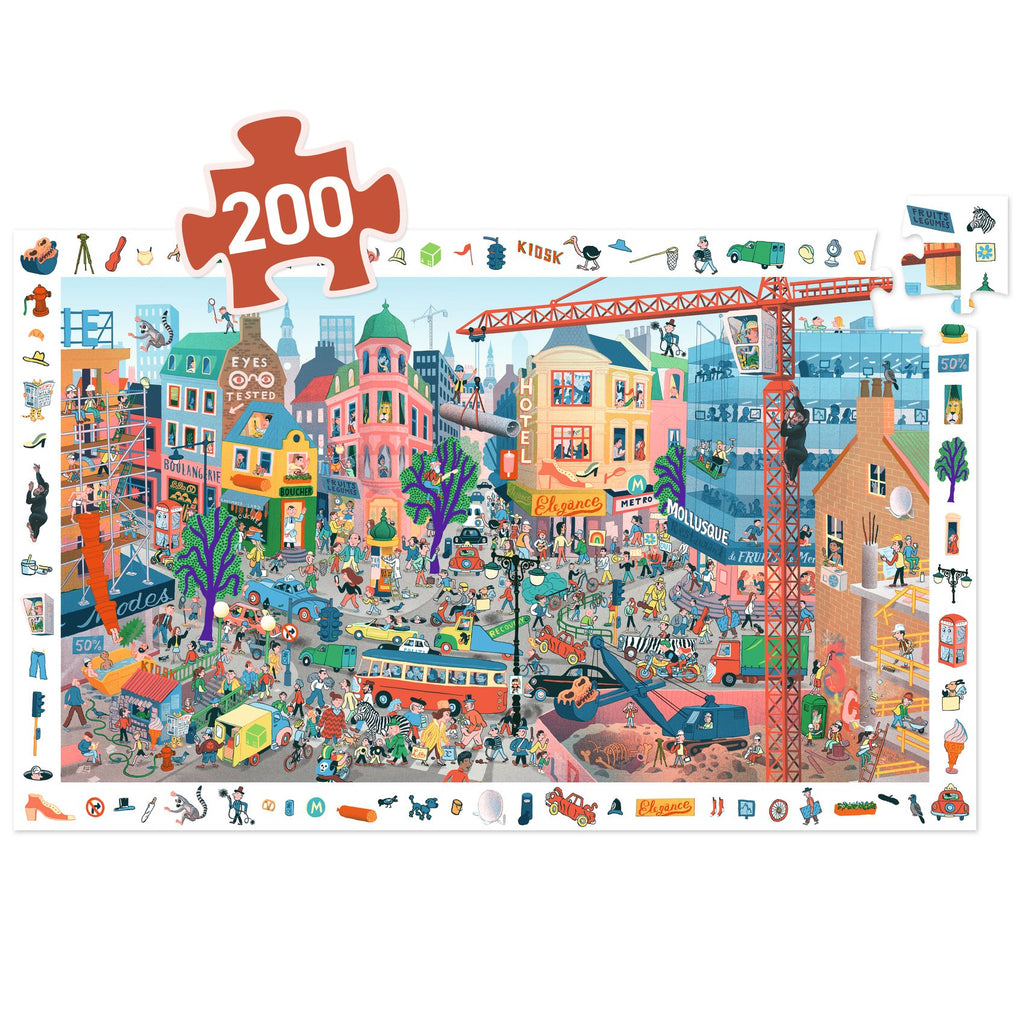 Puzzle de Observação | A Cidade | 200 Peças