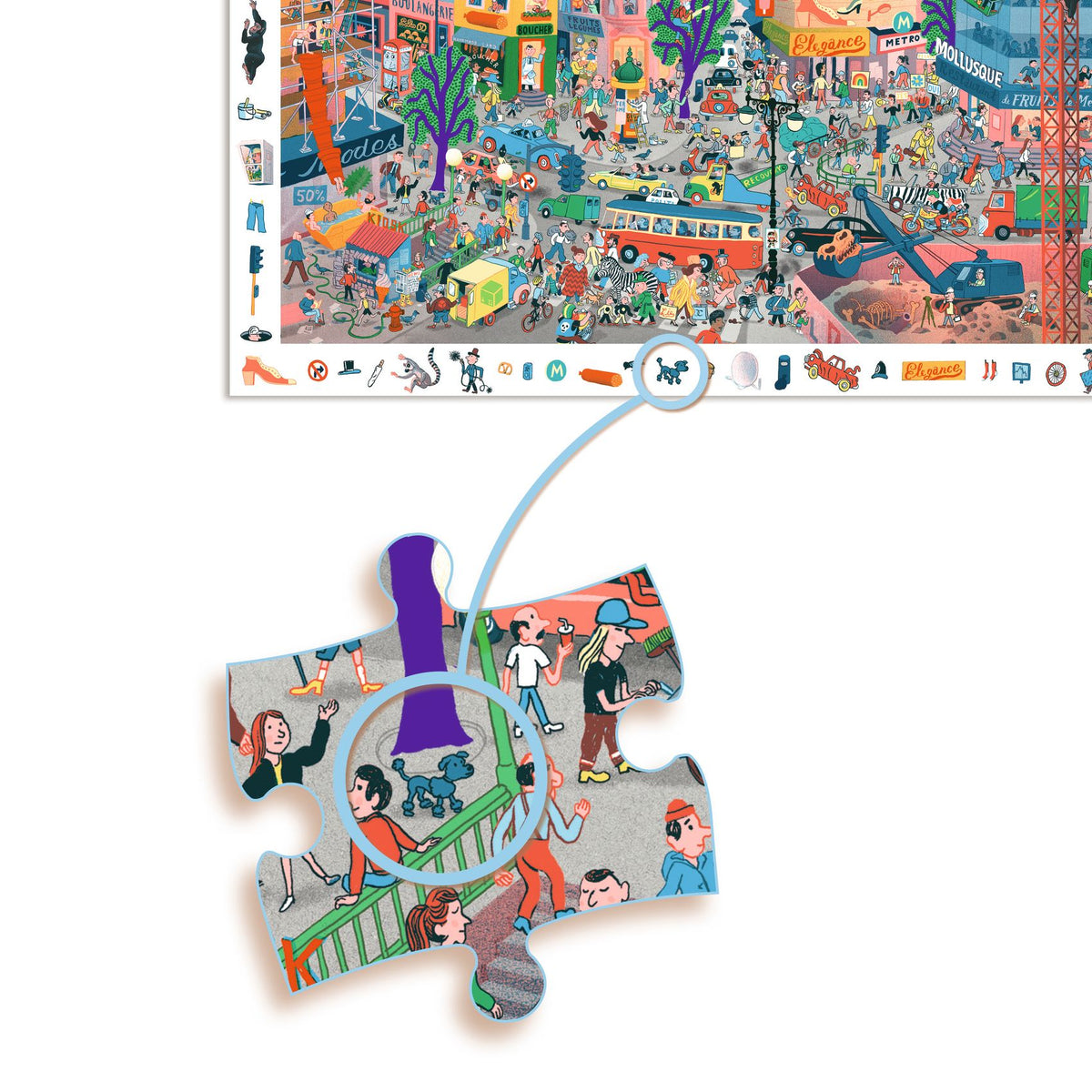 Puzzle de Observação | A Cidade | 200 Peças