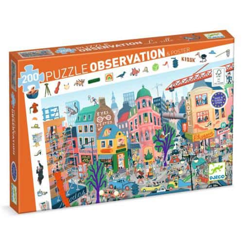 Puzzle de Observação | A Cidade | 200 Peças