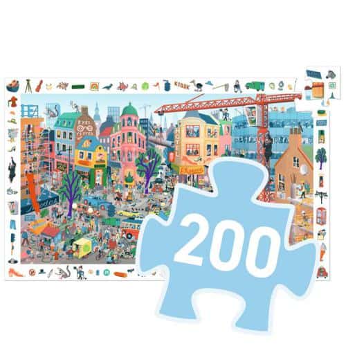 Puzzle de Observação | A Cidade | 200 Peças