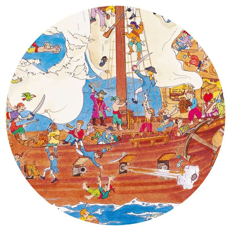 Puzzle de Observação | Piratas | 100 Peças