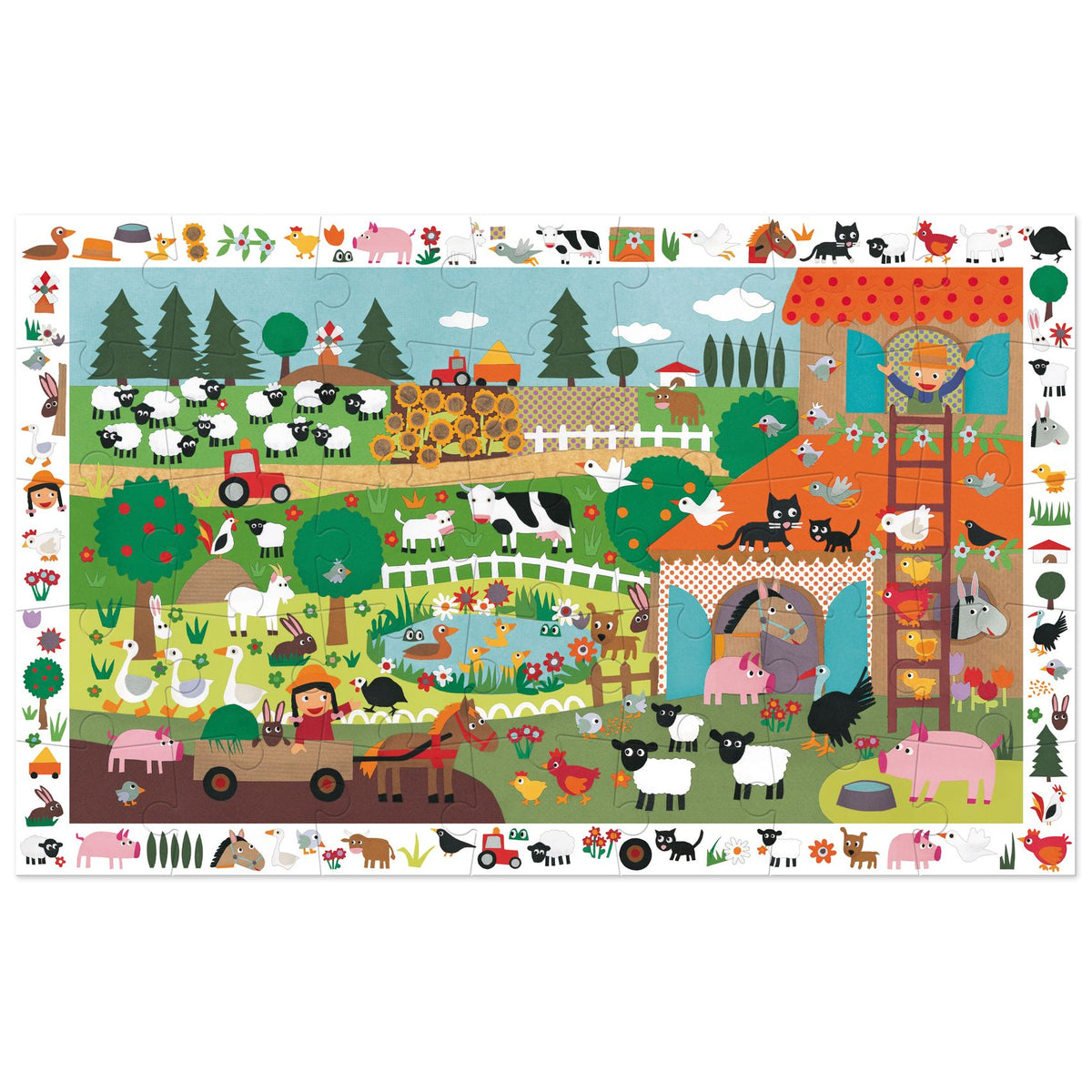 Puzzle de Observação | A Quinta | 35 Peças