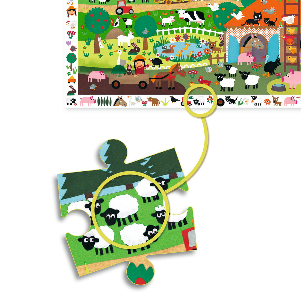 Puzzle de Observação | A Quinta | 35 Peças