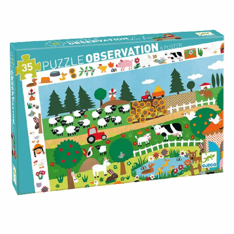 Puzzle de Observação | A Quinta | 35 Peças