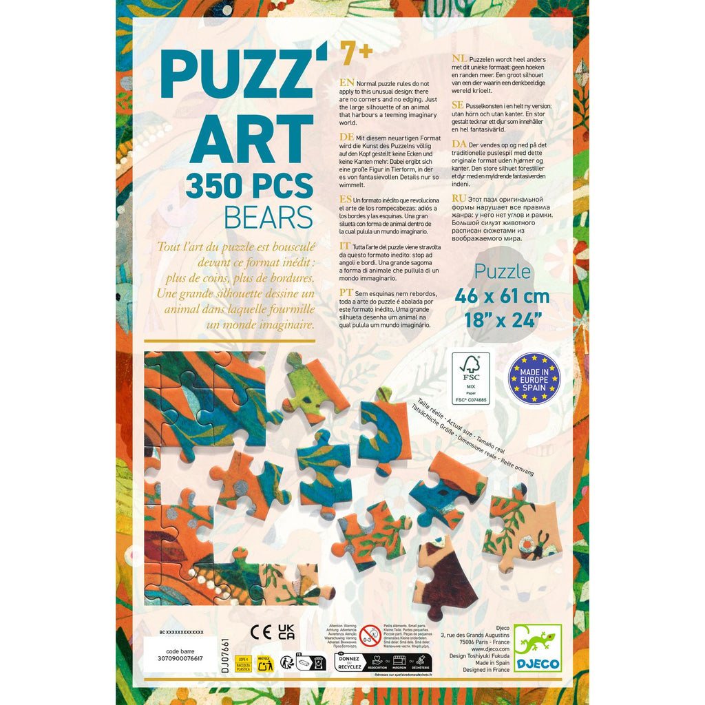 Puzz Art | 350 Pcs | Ursos