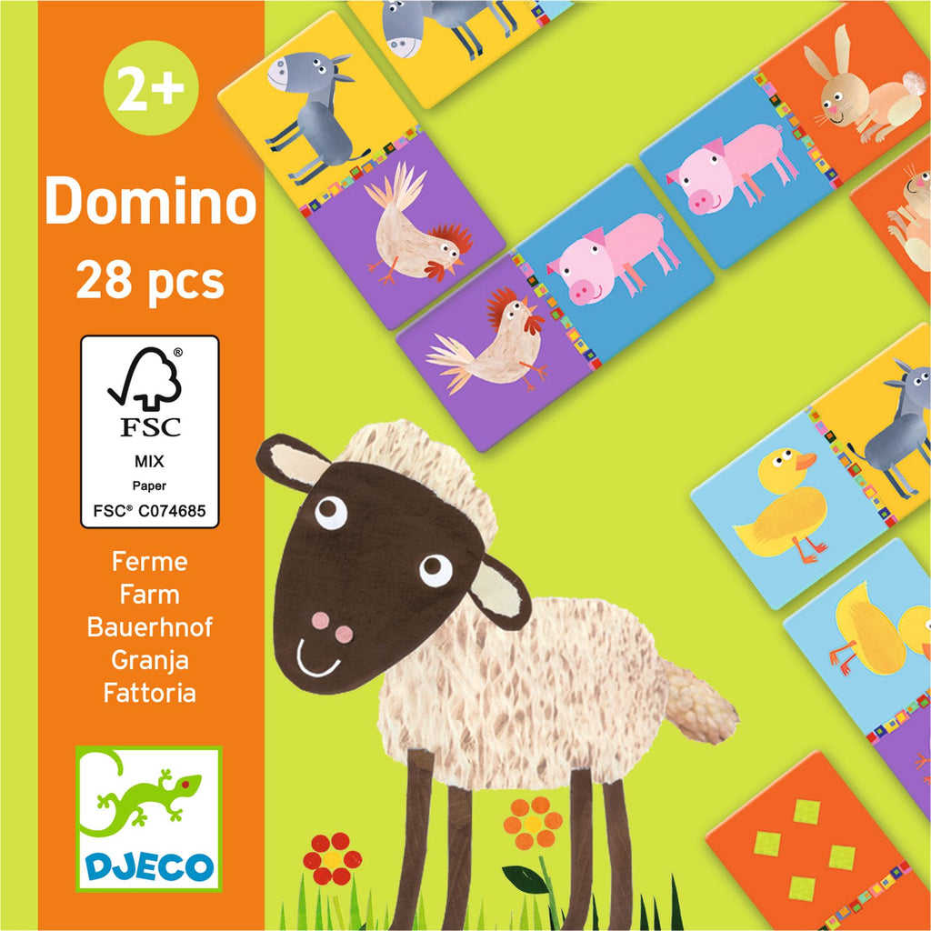 Dominó Farm | Jogo Dominó | Animais da Quinta
