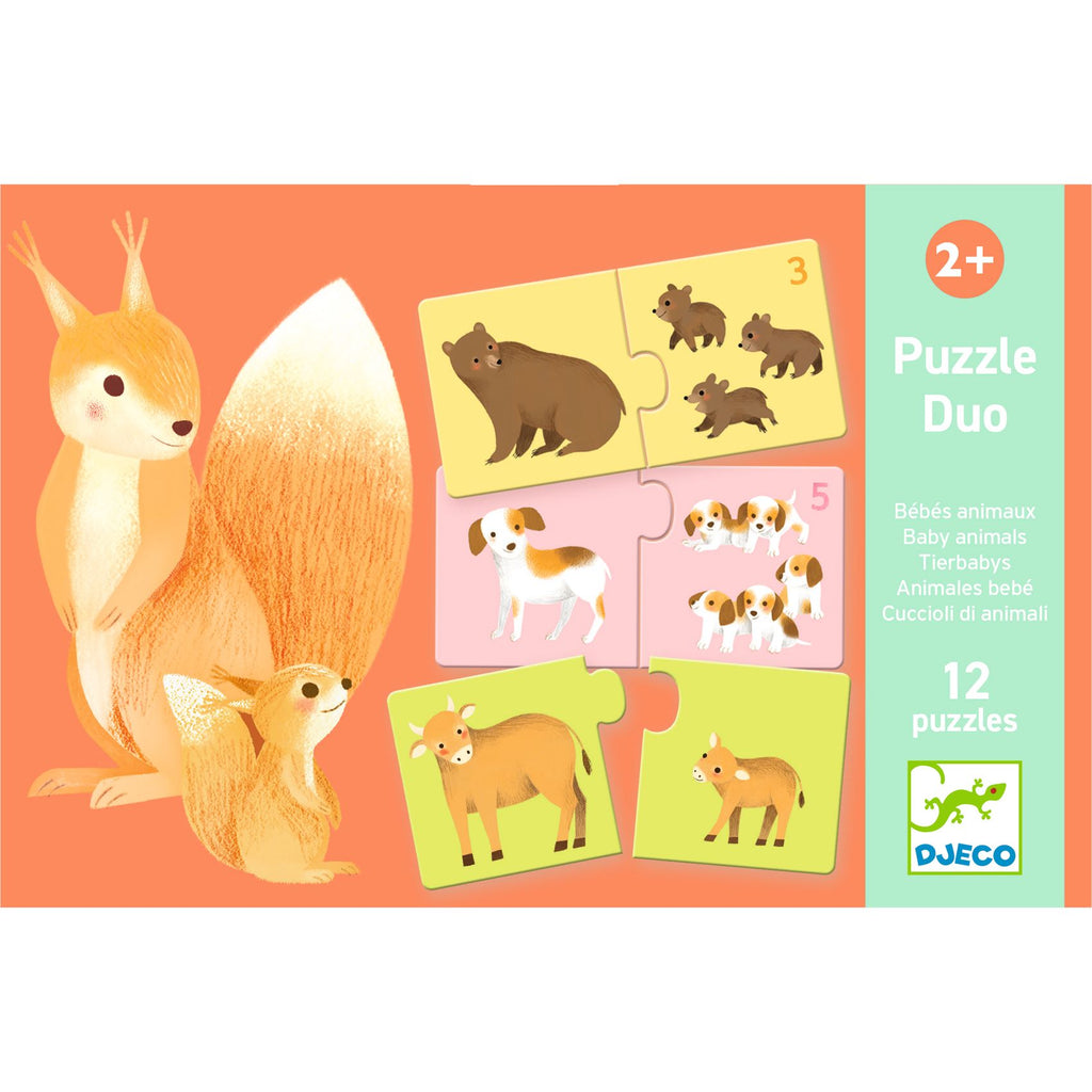 Puzzle Duo | Animais Bebés