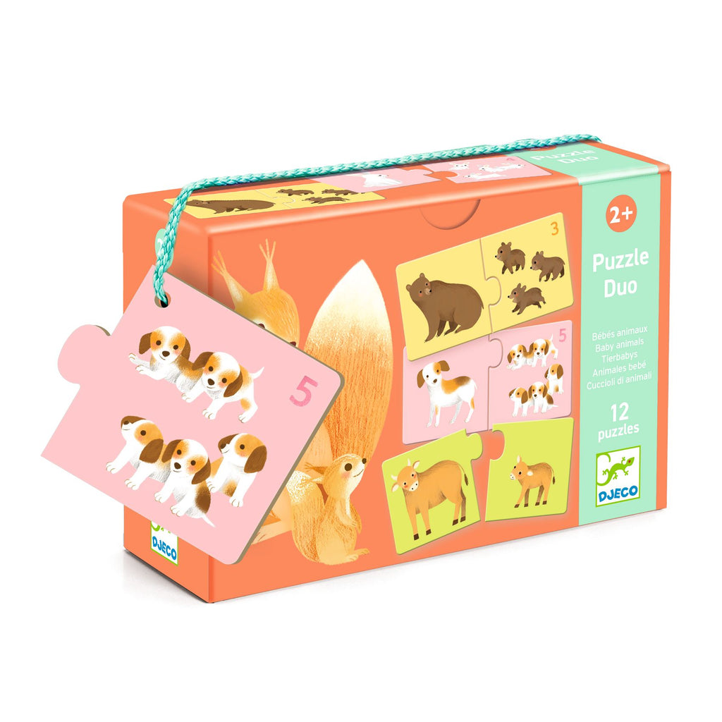 Puzzle Duo | Animais Bebés