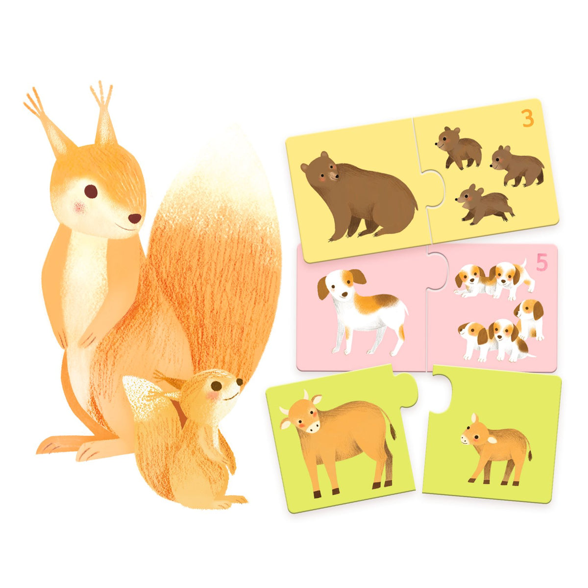 Puzzle Duo | Animais Bebés