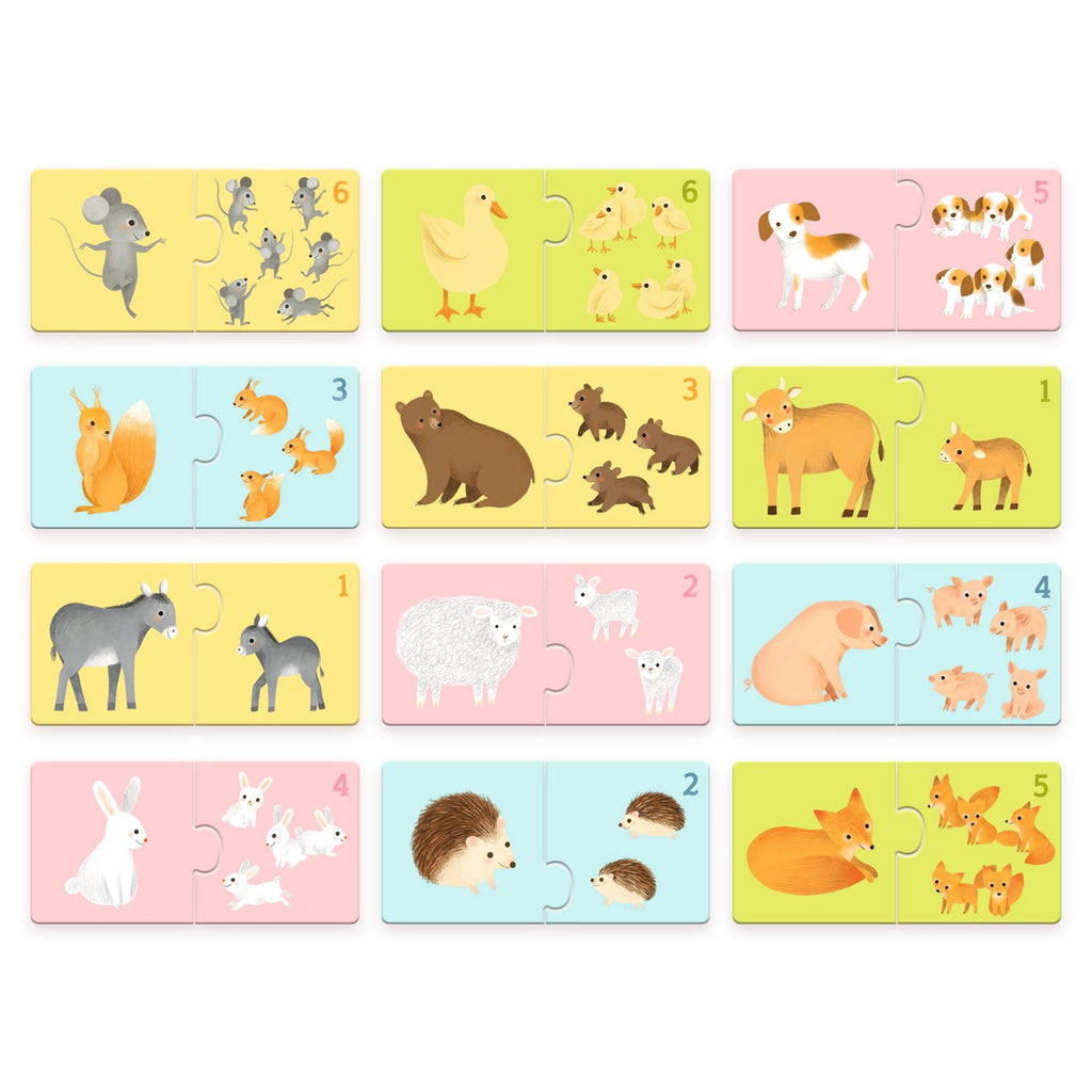 Puzzle Duo | Animais Bebés