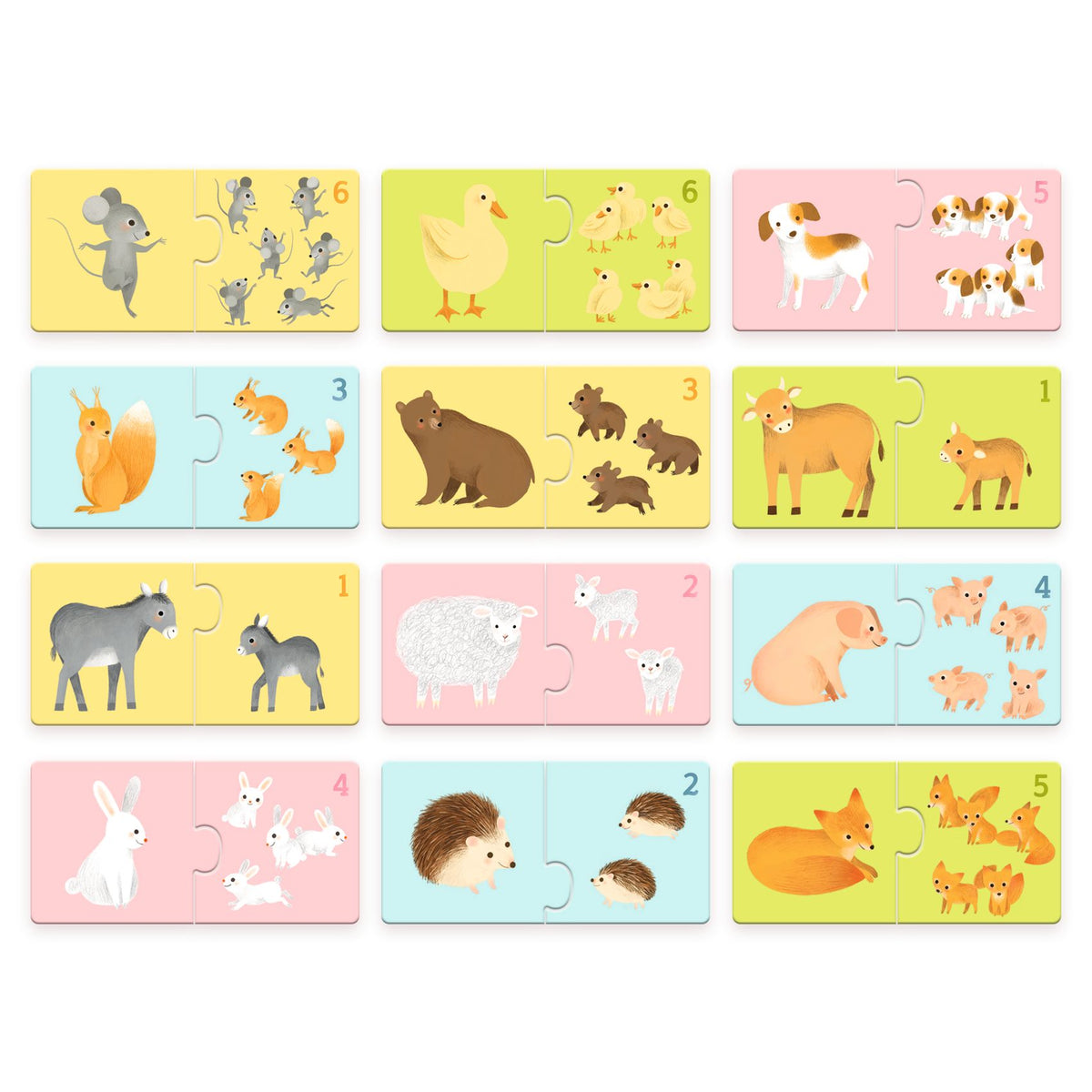 Puzzle Duo | Animais Bebés