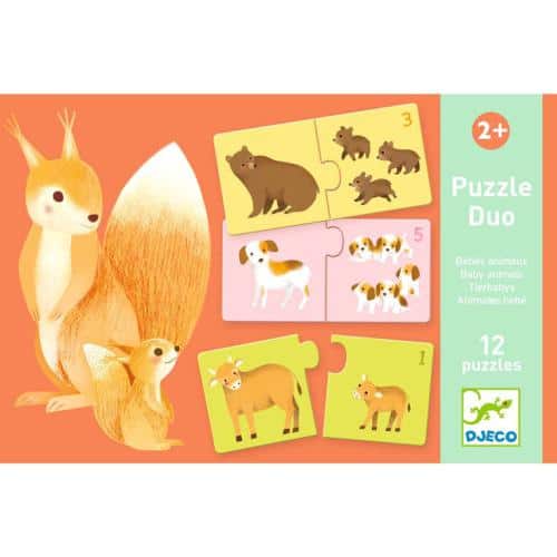 Puzzle Duo | Animais Bebés
