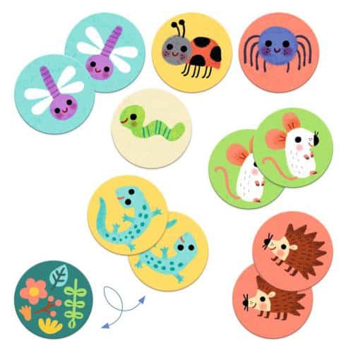 Jogo de Memória e Associação | Pequenos Animais