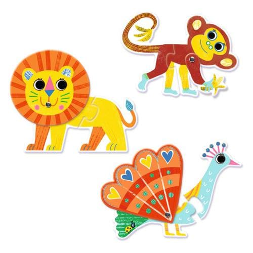 Puzzle Duo | Animais Articuláveis