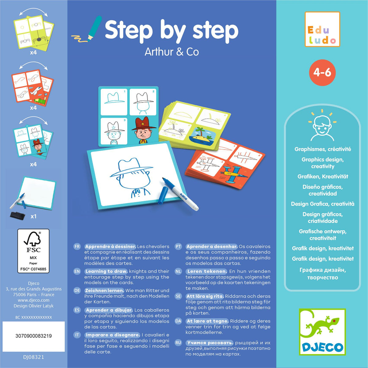 Step by step | Desenha Passo a Passo | Arthur & Co