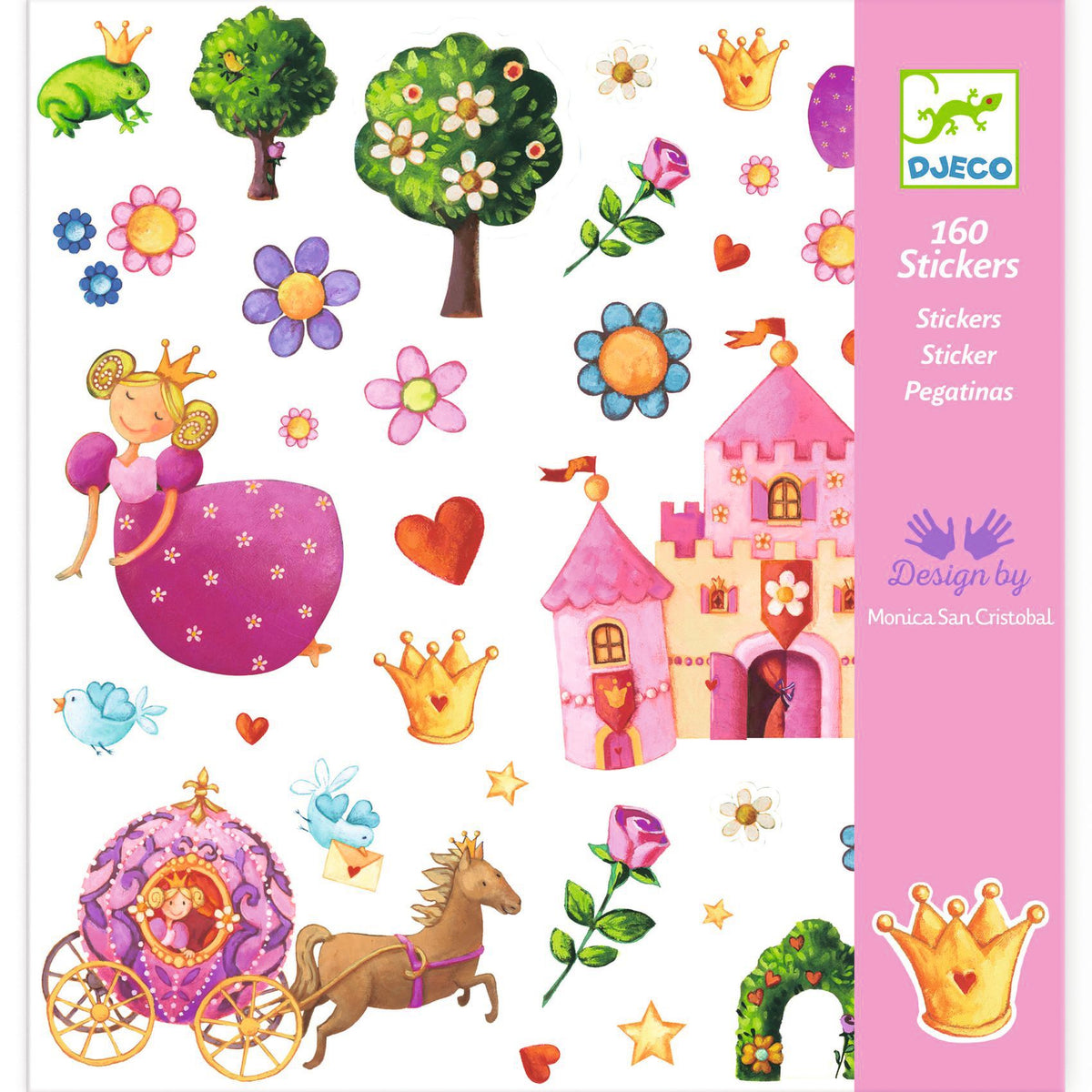 Princesa Marguerite | 160 Autocolantes