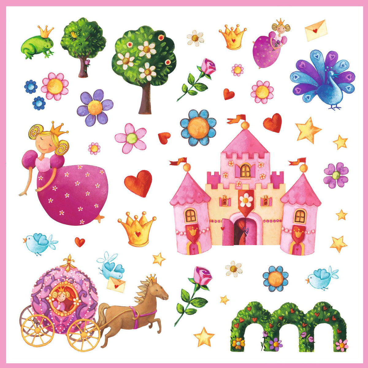 Princesa Marguerite | 160 Autocolantes