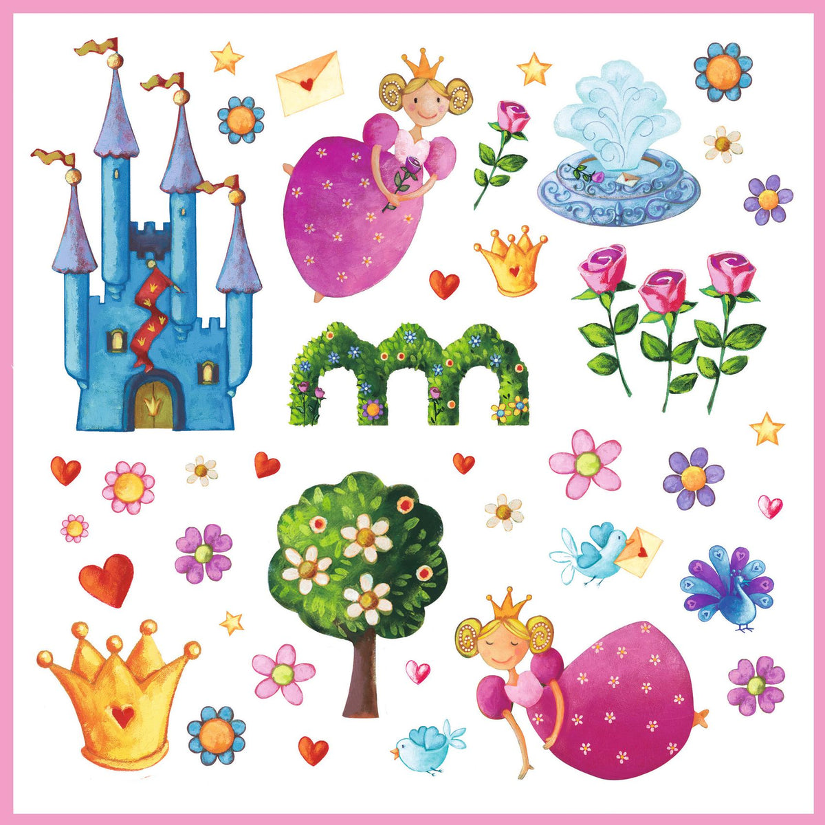 Princesa Marguerite | 160 Autocolantes