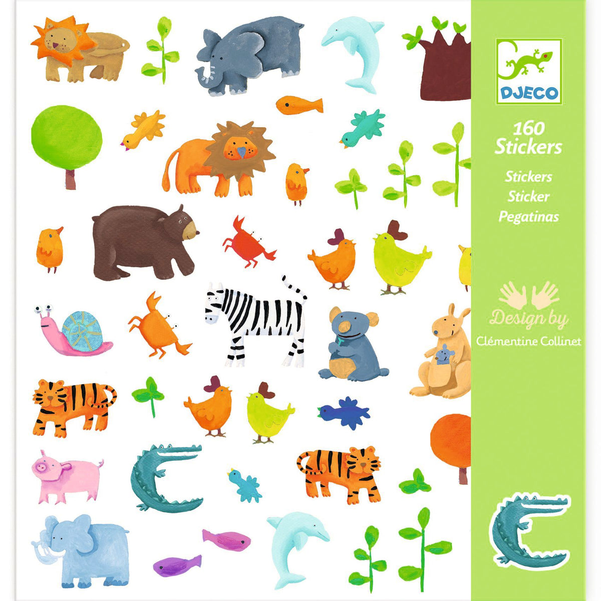 160 Stickers | Animais
