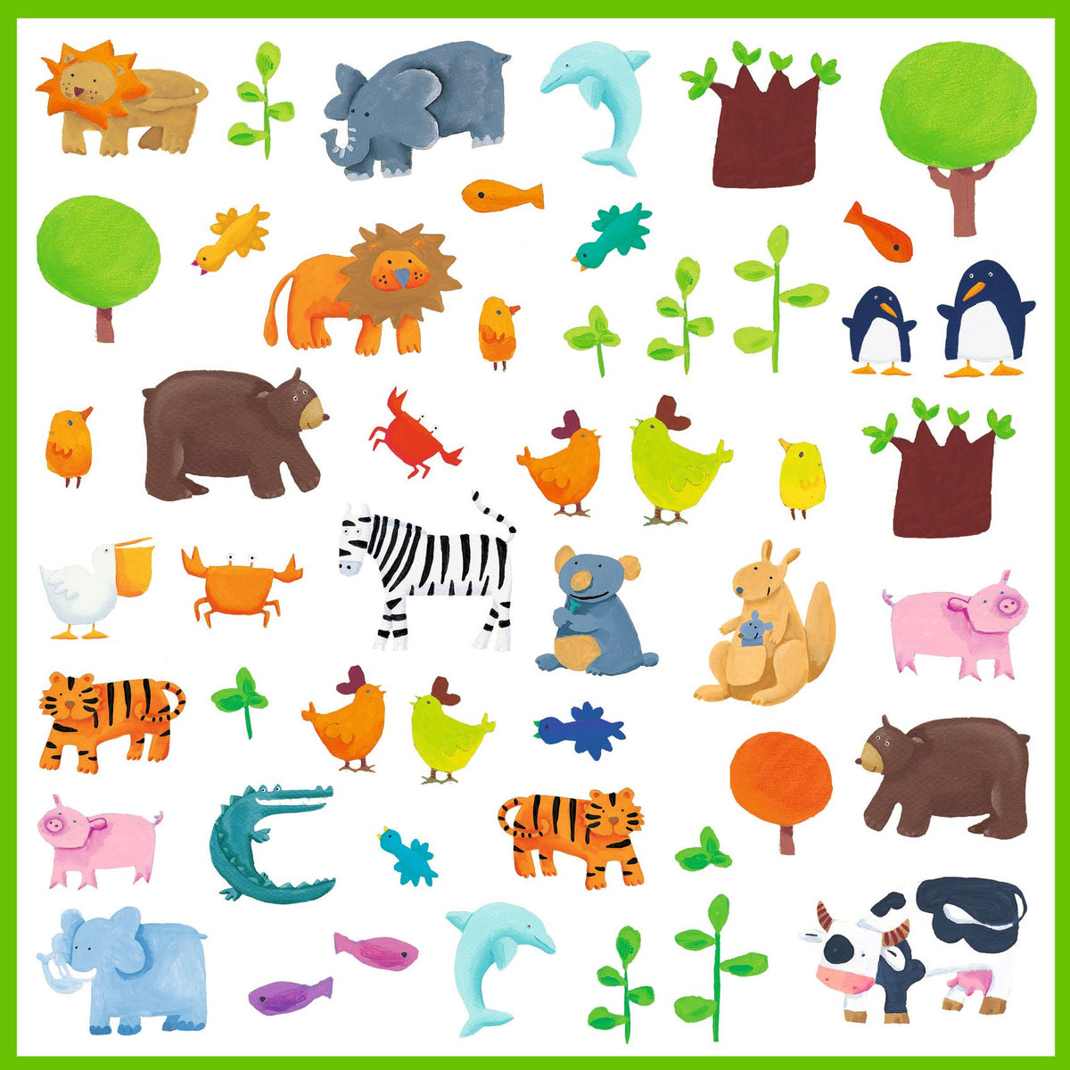 160 Stickers | Animais