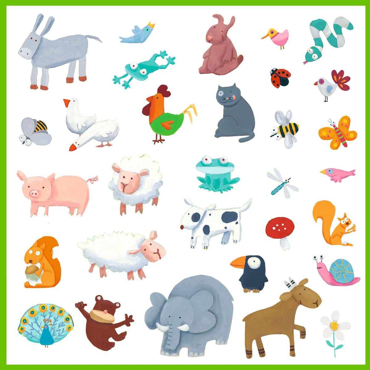 160 Stickers | Animais