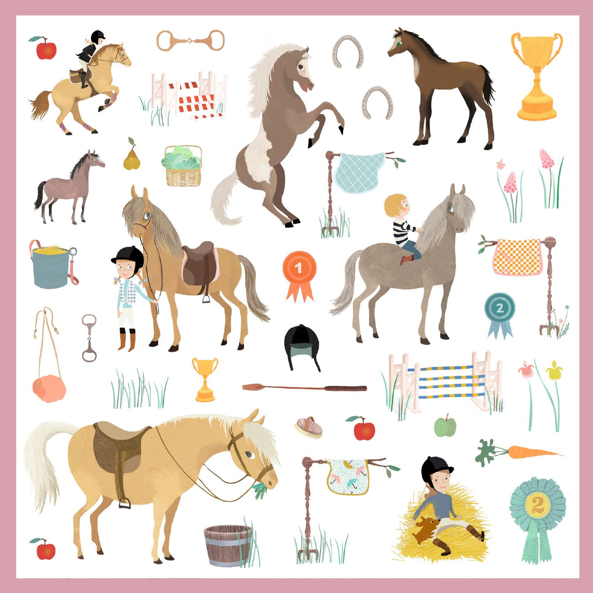 Cavalos | 160 Autocolantes