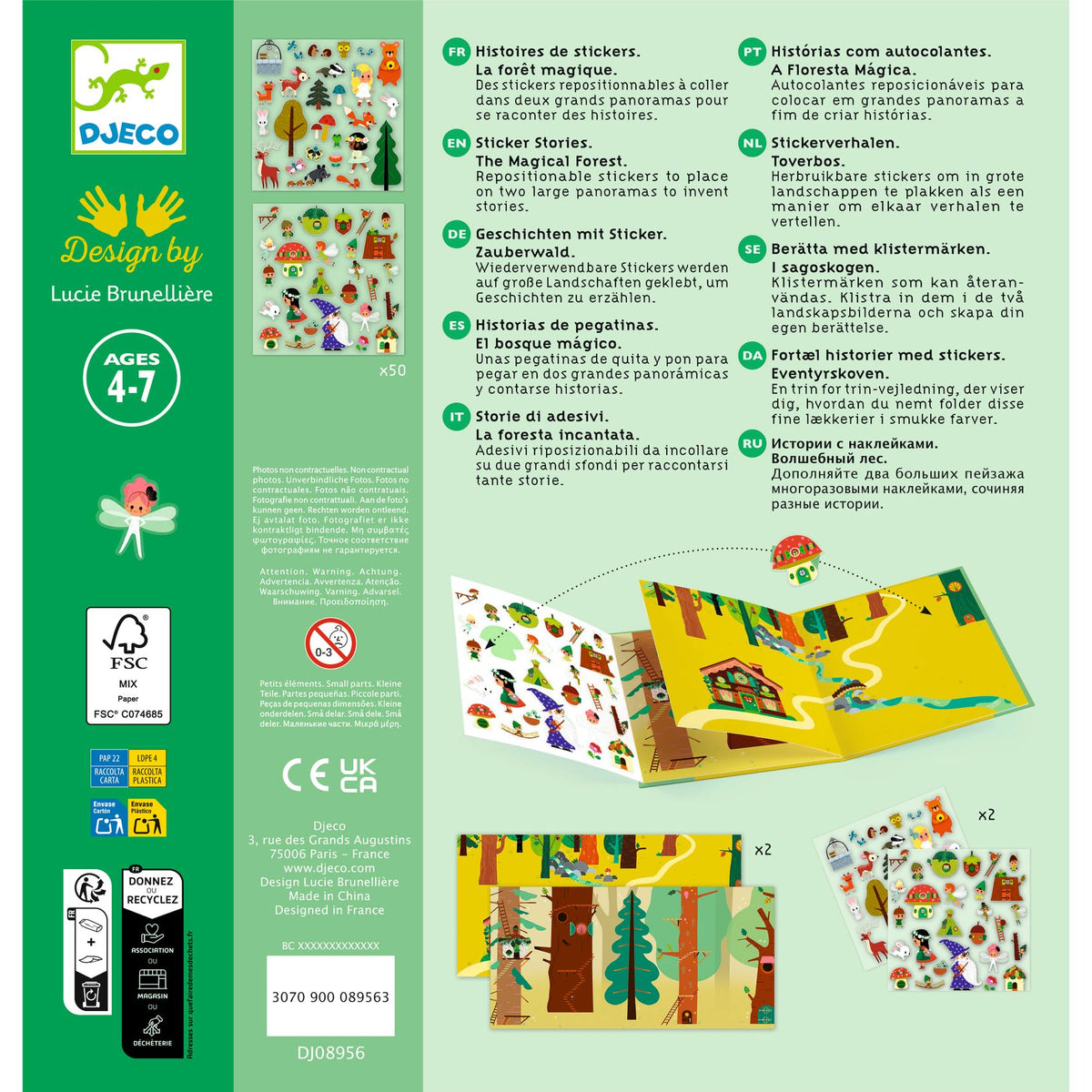 Reusable Sticker History | Forest