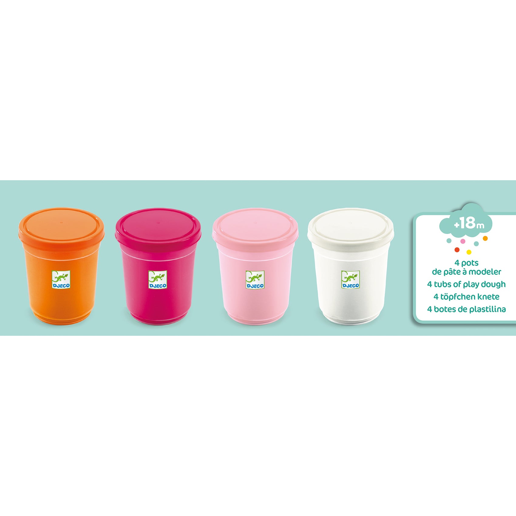 4 Potes de Plasticina | Sweet
