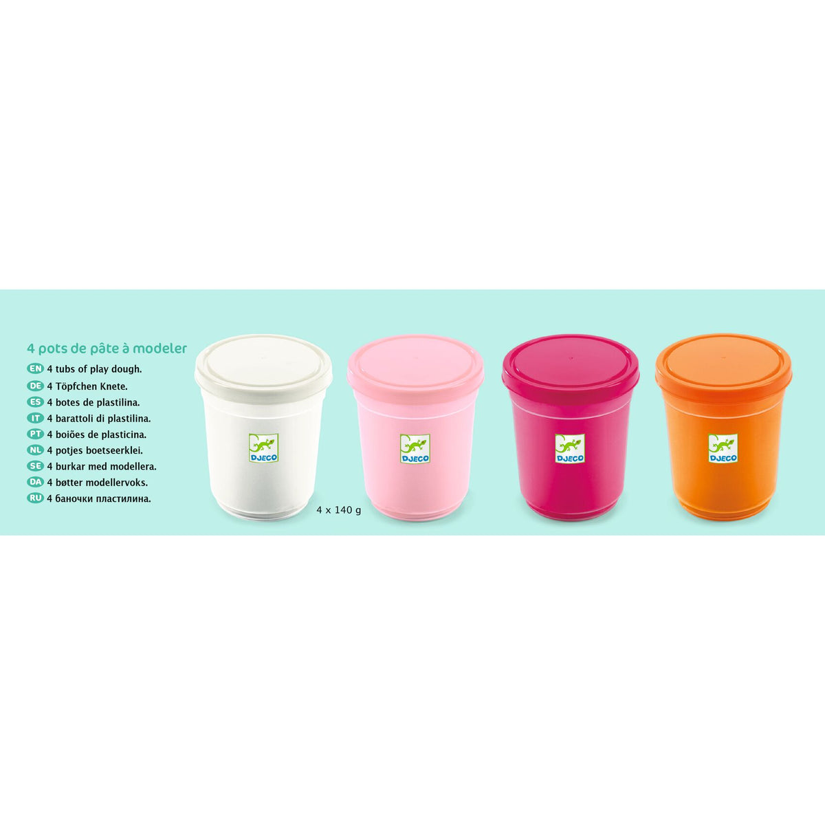4 Potes de Plasticina | Sweet
