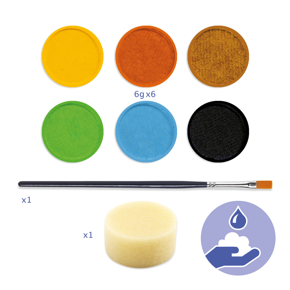 Paleta 6 Cores | Rosto | Nature