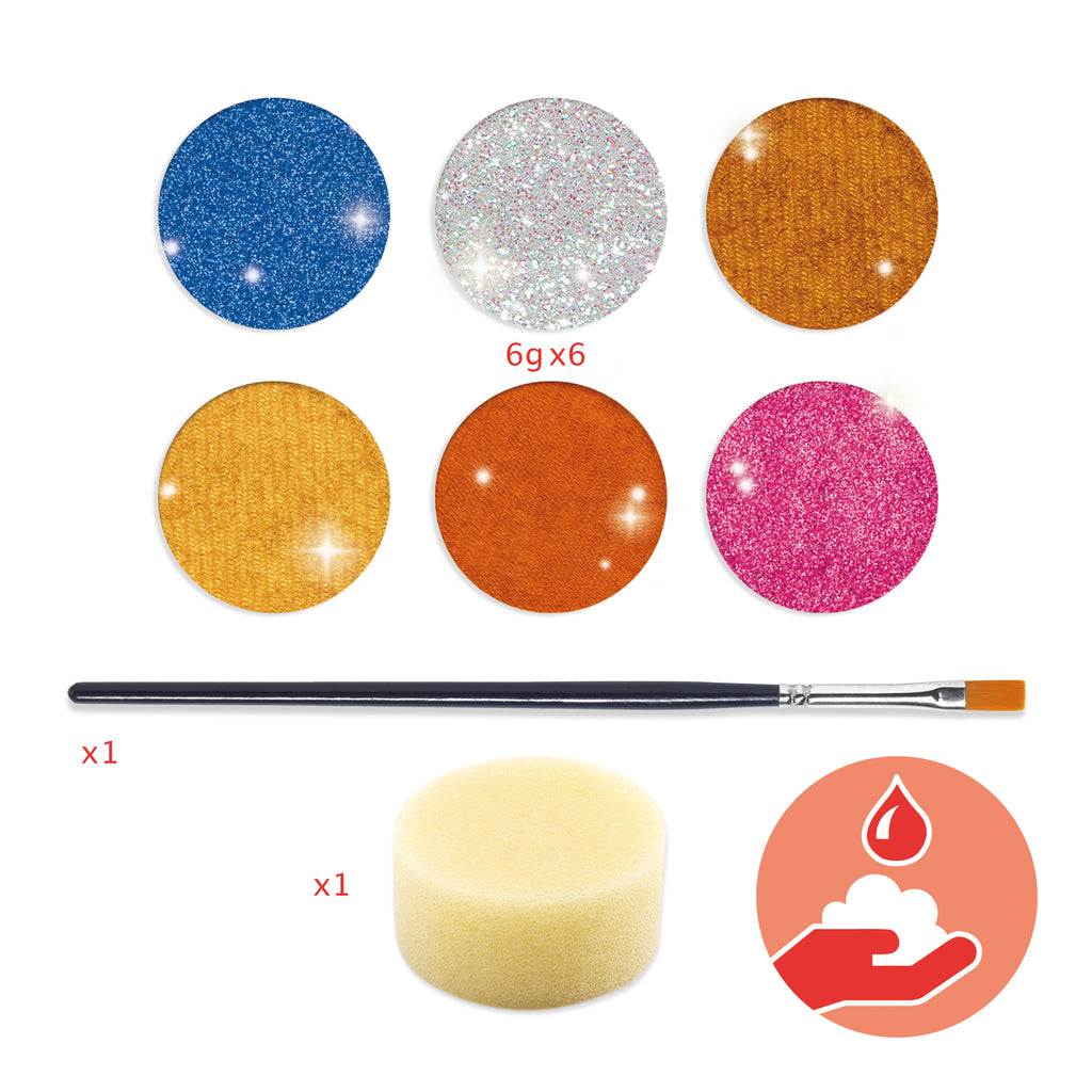 Paleta 6 Cores | Rosto | Metallic