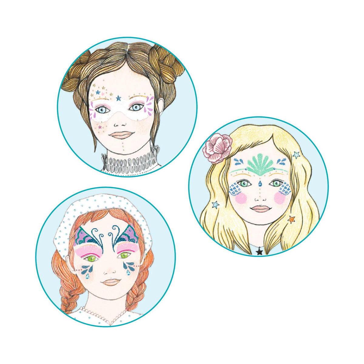 Pinturas Faciais | Sereia