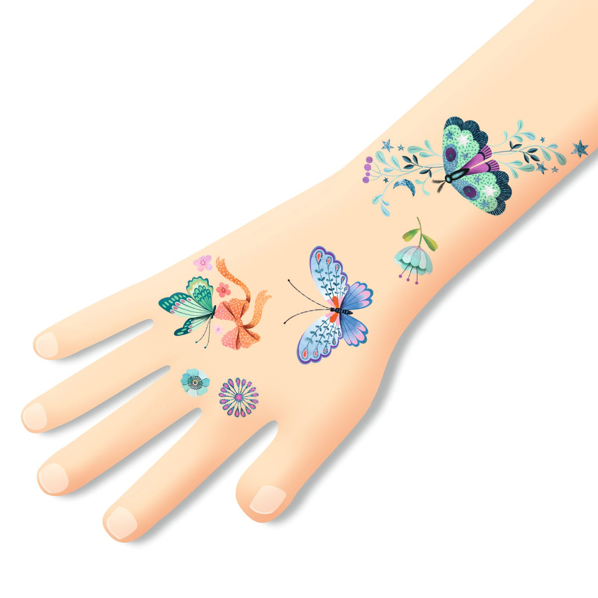 50 Tatuagens | Holográficas | Borboletas